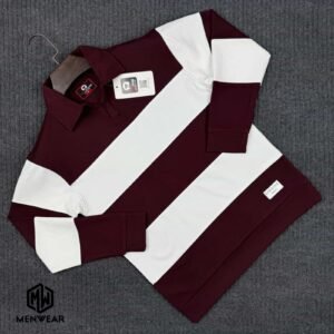 Premium Polo Sweatshirt (Maroon Color)